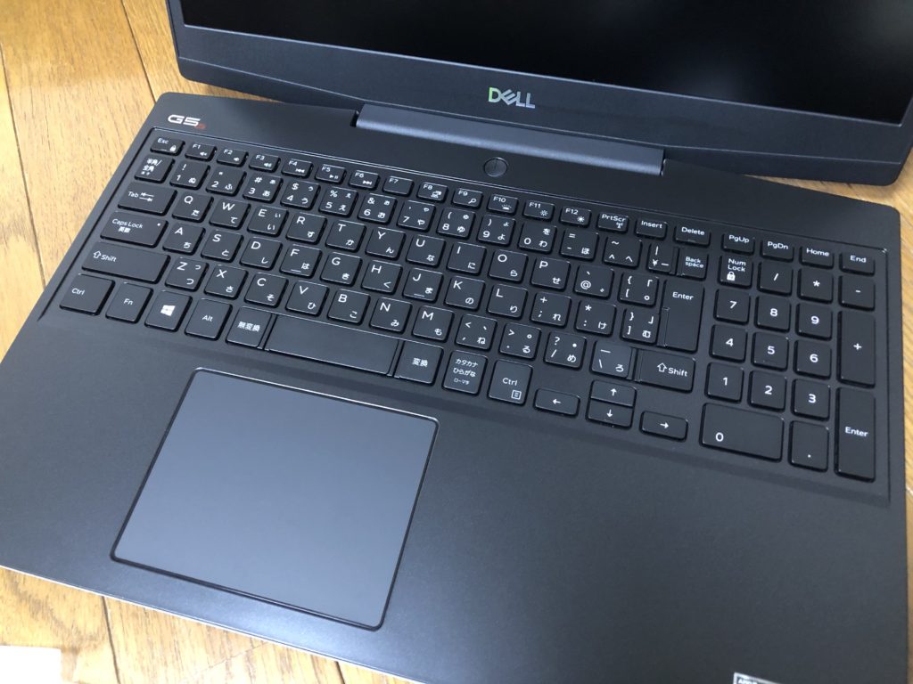 DELL G5 15SE(5505)のキーボード